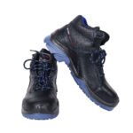 PERF Tornado High Ankle Safety Shoes for Men | Fiber Glass Toe Cap | Anti-Puncture | Water Repellent Leather | Electrical Resistant | Industrial High Ankle Work Shoes - Image 5