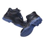 PERF Tornado High Ankle Safety Shoes for Men | Fiber Glass Toe Cap | Anti-Puncture | Water Repellent Leather | Electrical Resistant | Industrial High Ankle Work Shoes - Image 6
