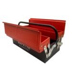 PERF Heavy-Duty Tool Box - Metallic Frame, Painted Finish, 3 Compartments, 17x8x6 Inch - Sturdy & Spacious Storage Organizer - Image 3
