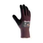 ATG MaxiDry® 56-425 Oil Repellent Gloves with 3/4 Coated Knitwrist, Ultra-Thin & Flexible, EN 388 Certified, LIQUItech®, ERGOtech®, GRIPtech® Technologies -12 PAIR PER BOX - Image 2