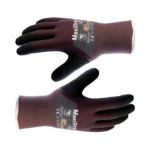 ATG MaxiDry® 56-425 Oil Repellent Gloves with 3/4 Coated Knitwrist, Ultra-Thin & Flexible, EN 388 Certified, LIQUItech®, ERGOtech®, GRIPtech® Technologies -12 PAIR PER BOX - Image 4