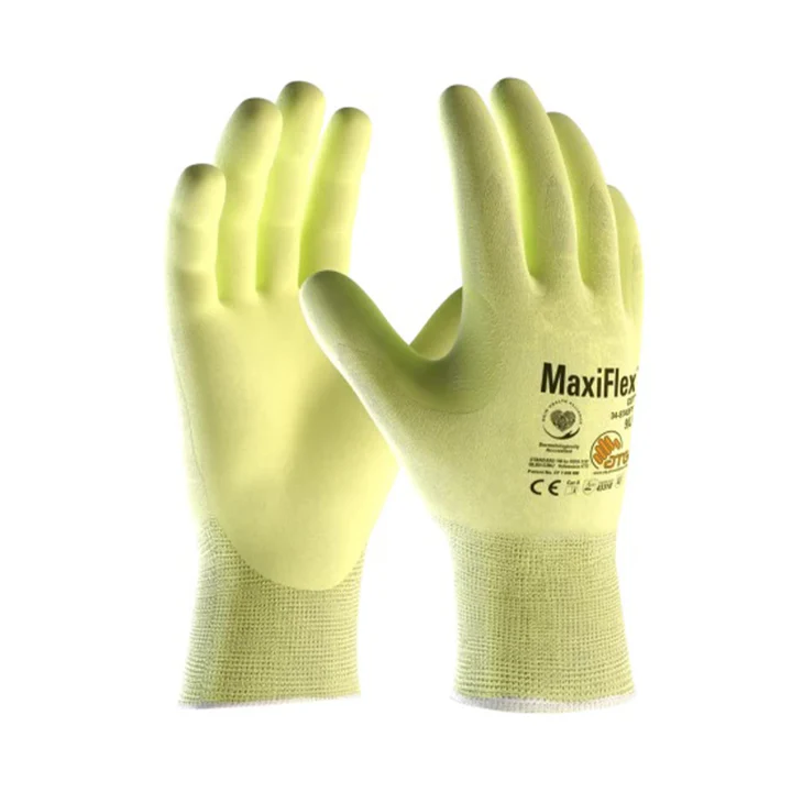 61QSN2lB37L._SL1500_3169d892-d410-440f-997e-21392cb61eba ATG MaxiFlex® Cut™ 34-8743 Cut-Resistant Gloves, Palm Coated Knitwrist, Touchscreen Compatible, FDA Compliant, EN 388 & ANSI Certified -12 PAIR PER BOX - Image 1