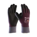ATG MaxiDry® Zero™ 56-451 Cold-Resistant Gloves, Fully Coated Knitwrist, 28 cm Length, Liquid Proof, FDA Compliant, EN 388 & EN 511 Certified-12 PAIR PER BOX