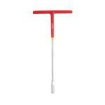 PERF T-Handle Socket Wrench 8mm | Selected Alloy Steel Handle | CRV Socket | Chrome Plated Finish | Heat Treated | Dipped Insulated Grip
