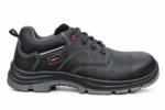 PERF Zest Lite Plus Men's S1 Lightweight Safety Shoes – Steel Toe Cap Leather Shoes with Antibacterial Lining, Breathable Comfort & PU Sole for Industrial & Daily Work Use