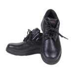 PERF Turbo-X High Ankle Safety Shoes for Men | Steel Toe Cap | Anti-Puncture | Breathable Leather | Oil Resistant | Lightweight Industrial High Ankle Work Shoes - Image 4