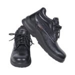 PERF Turbo-X High Ankle Safety Shoes for Men | Steel Toe Cap | Anti-Puncture | Breathable Leather | Oil Resistant | Lightweight Industrial High Ankle Work Shoes - Image 5